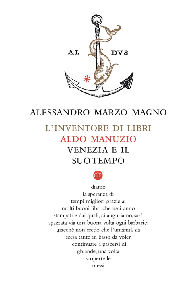 Storia del libro, Alessandro Marzo Magno, Aldo Manuzio